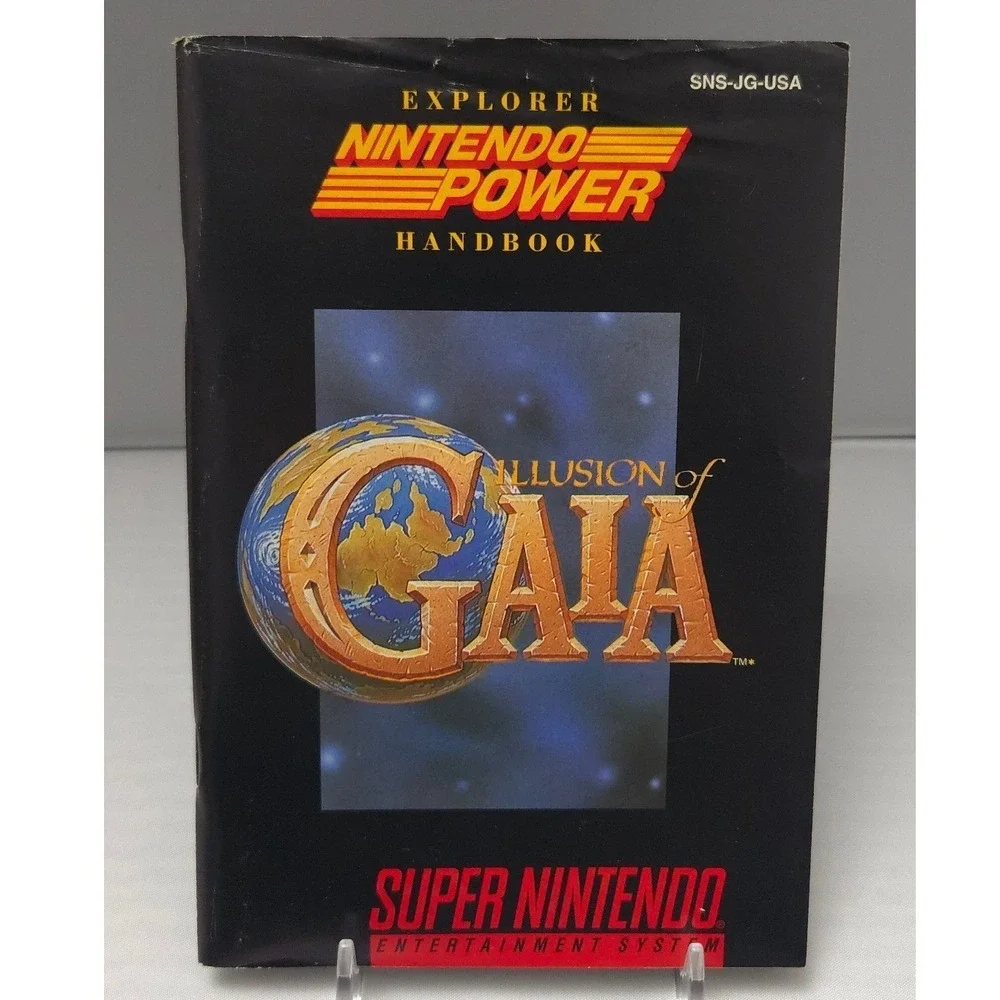 Illusion of Gaia - Super Nintendo (SNES) - Complete in Box (CIB) W/ Map - Tested